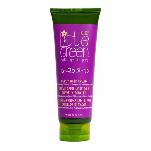 19463539 Little Green Kids: Крем несмываемый для кудрявых волос (Curly Hair Cream), 125мл little green kids curly hair cream 125 ml