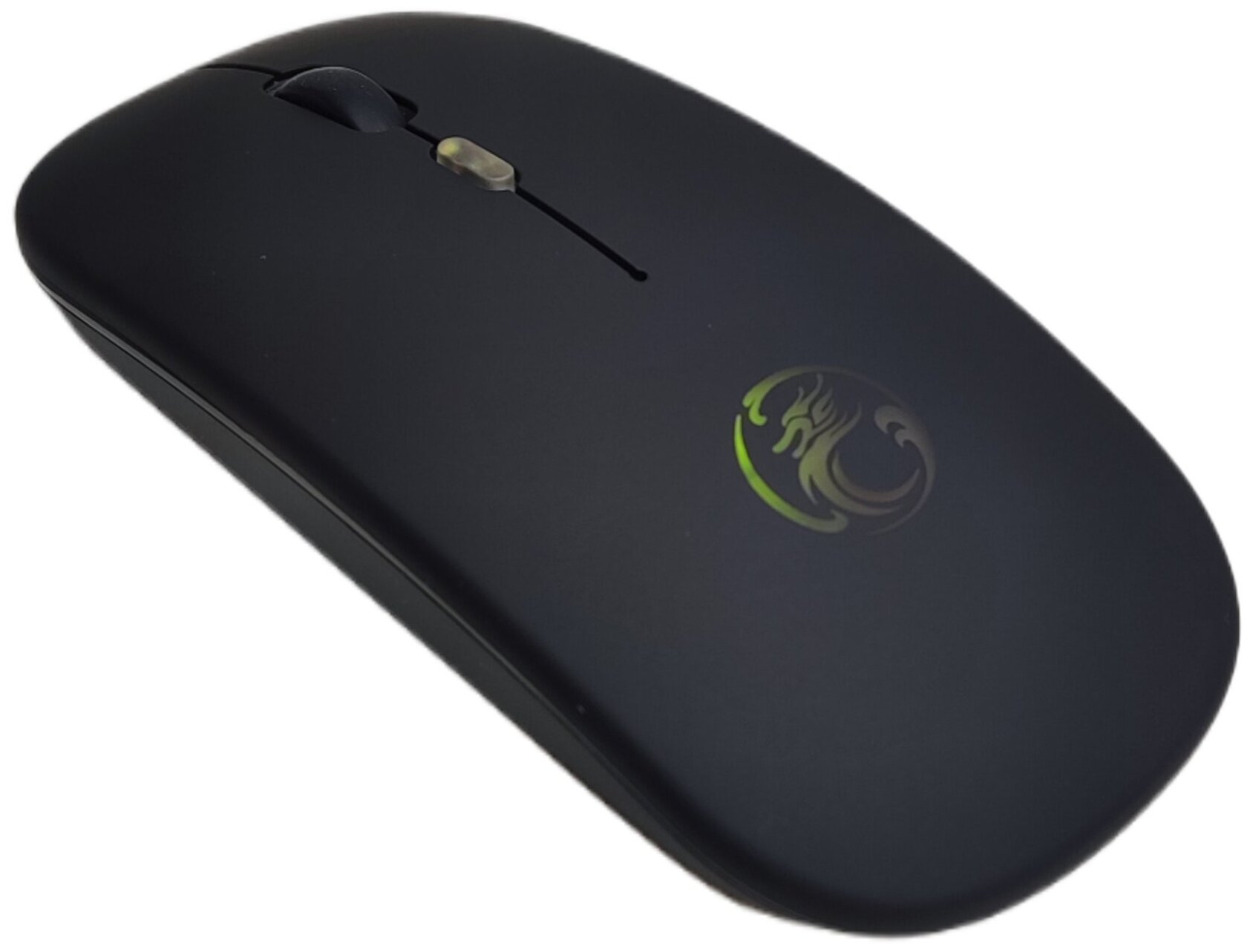 Игровая компьютерная мышь беспроводная E-1300 RGB с бесшумным кликом, Bluetooth, цвет Черный