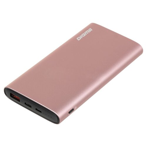 Внешний аккумулятор Digma DGPF10F 10000mAh 3A QC PD 20W Pink DGPF10F20APN 1455074 140500₽