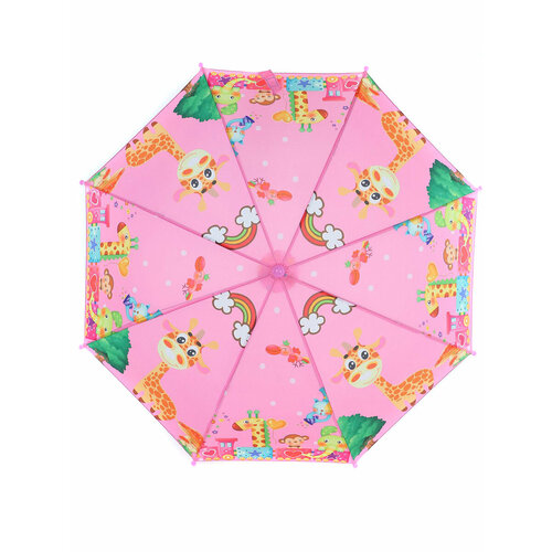 Зонт-трость ArtRain, розовый