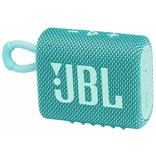 JBL GO 3 бирюзовая Портативная акустика (1 x 4.2 Вт, Bluetooth, USB Type C, IP67, JBLGO3TEAL)