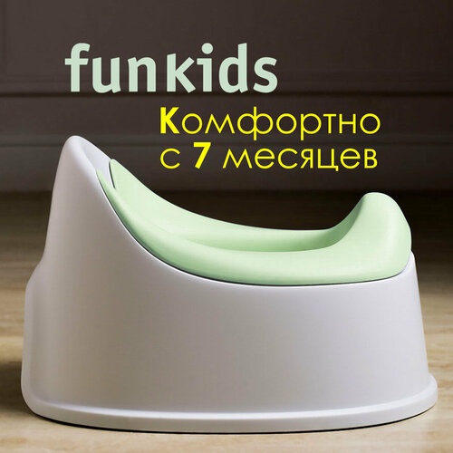 фото Горшок-кресло детский funkids "biba comfort", art. 6215-green