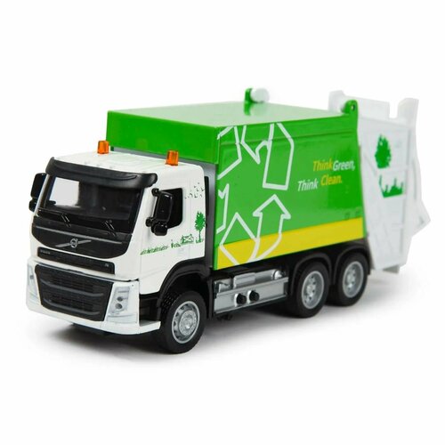 Машина MSZ 1:50 Volvo Garbage Truck Зеленая 68382 мусоровоз wader city truck 39369 50 см желтый красный