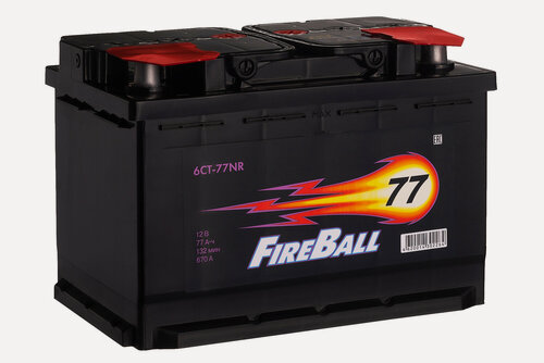 Изображение товара Автомобильный аккумулятор FIRE BALL 6СТ-77 (0) NR (арт. 577112020)