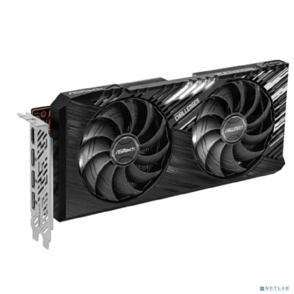 Видеокарта 12288Mb Radeon RX 7700 XT ASRock RX7700XT CL 12GO Challenger OC