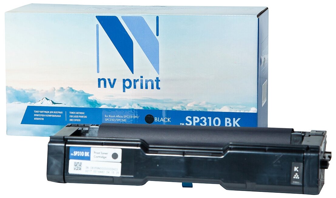 Картридж NVP совместимый NV-SP310 Black для Ricoh Aficio SPC231DN/SPC232/SPC242 (6500k)