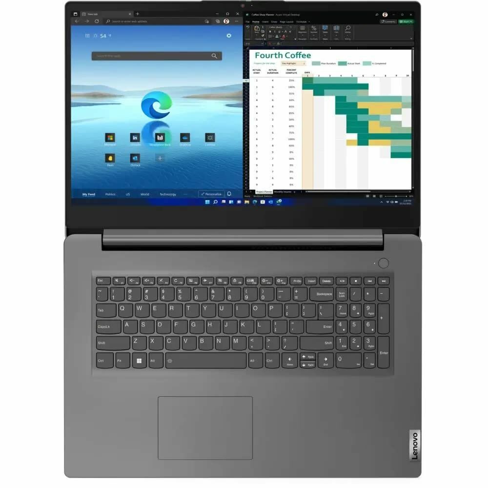 Ноутбук Lenovo V17 G4 IRU 83A2000URU (17.3", Core i3 1315U, 8Gb/ SSD 512Gb, UHD Graphics) Серый - фото №3