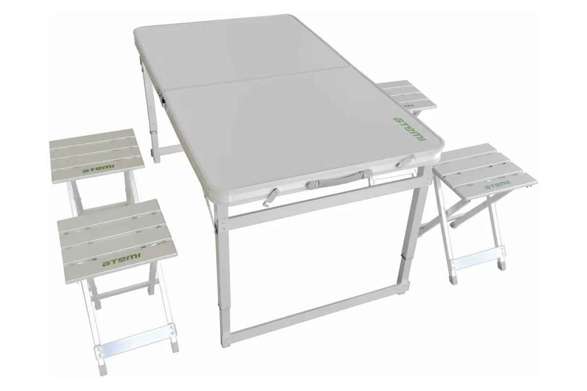 ATEMI Набор туристический стол и 4 стула, ATS-450 (Alu) 00-00007008