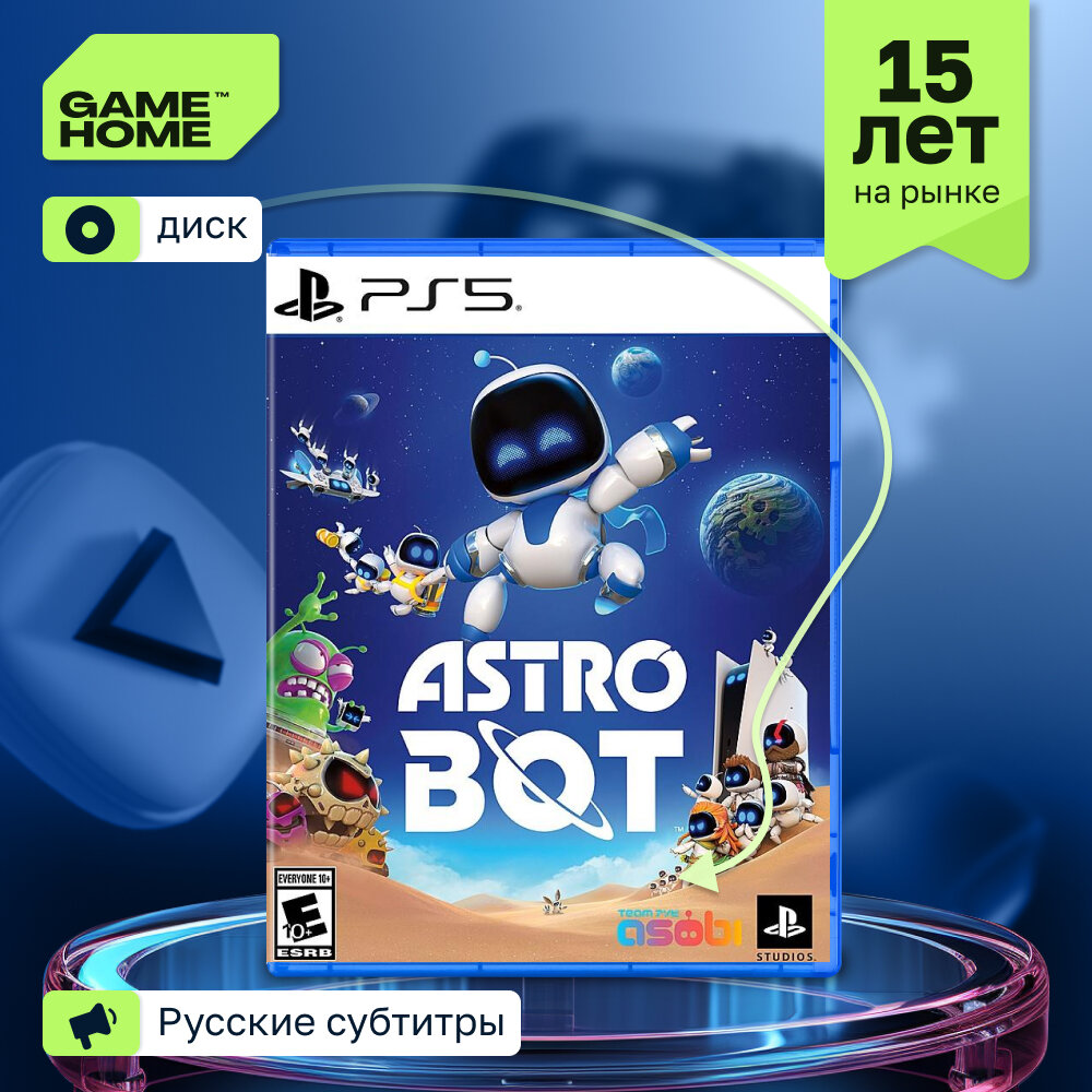 Игра Astro Bot (PS5, русская версия) Sony Interactive Entertainment Blu-ray диск 3+