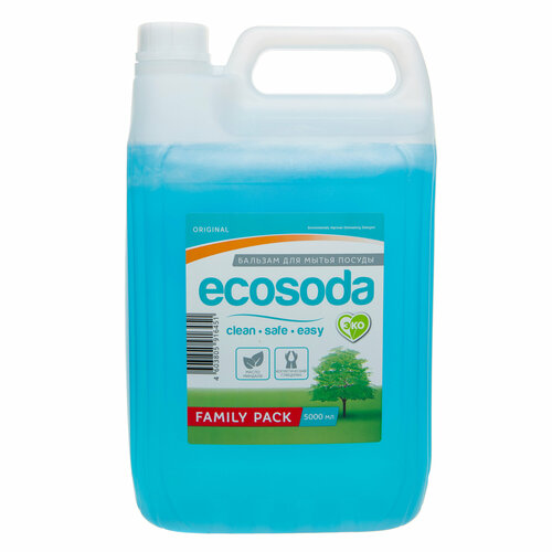Средство для мытья посуды и детских принадлежностей бальзам EcoSoda канистра 5 л 1775₽
