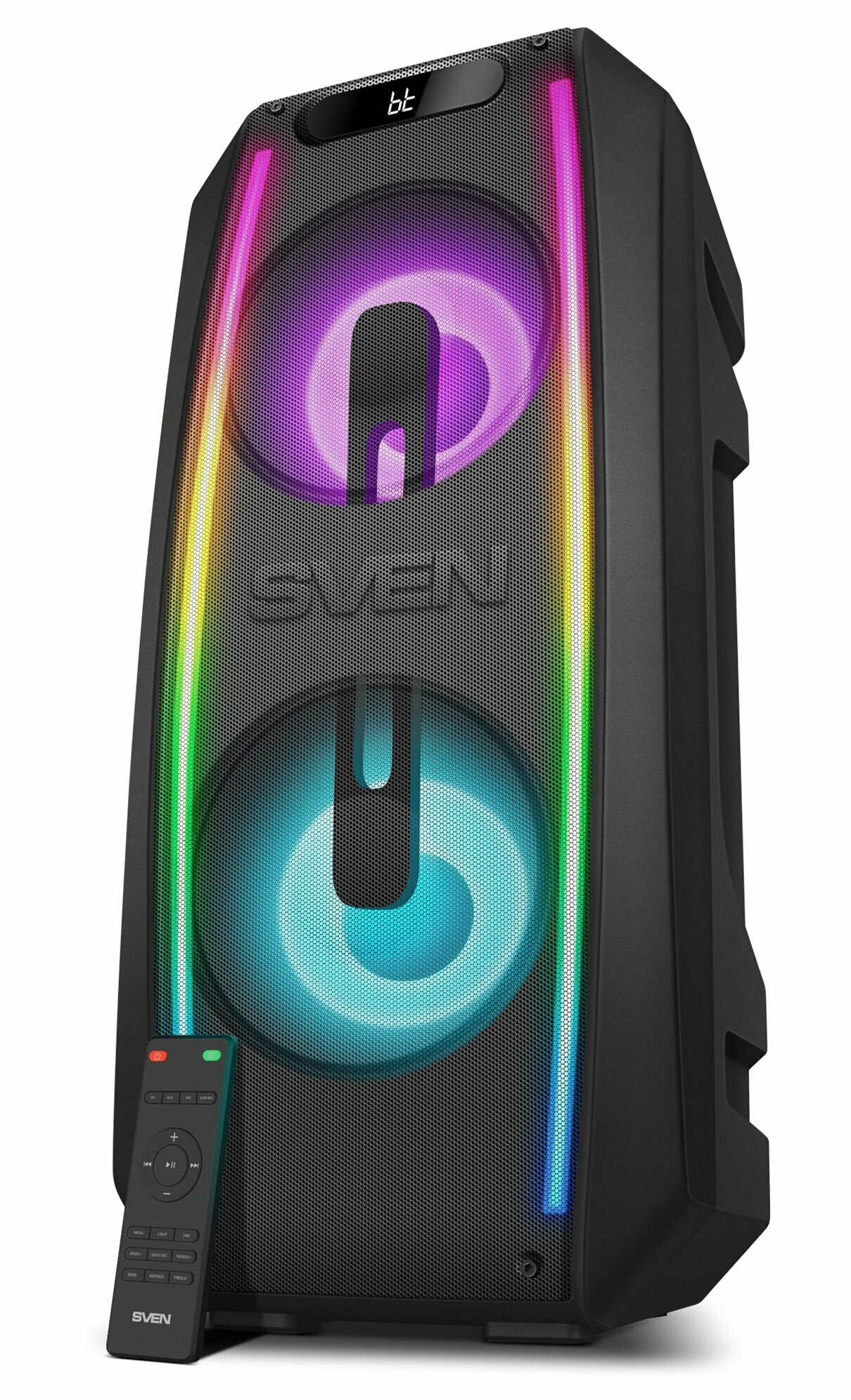 Портативная аудиосистема SVEN PS-740 (Bluetooth, NFC, AUX), черный