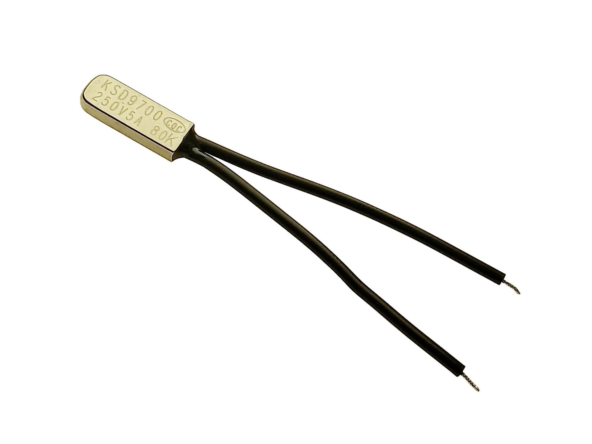 Термостат ksd 9700st 80 NO 250v 5a стальной нормально открытый