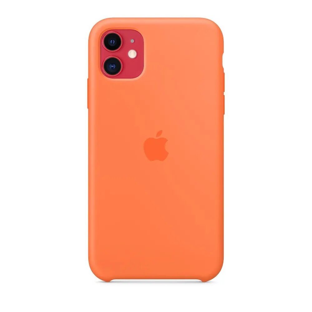 Силиконовый чехол для iPhone 11 , с логотипом, тонкий и мягкий, 25 цветов