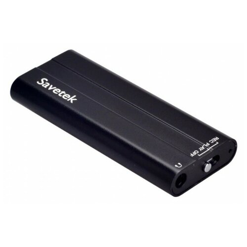 Компактный диктофон с возможностью записи до 180 часов Savetek GS-R21 16GB 199000₽