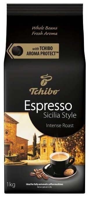 Кофе в зернах Tchibo Espresso Sicilia Style, 1 кг