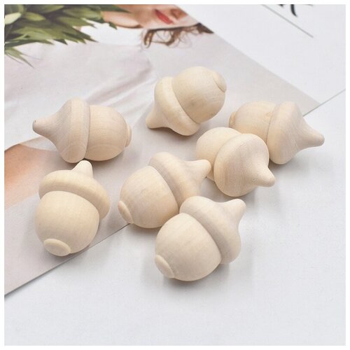 Заготовка деревянная UMPA Желуди деревянные заготовки для поделок набор для творчества для росписи счетный материал