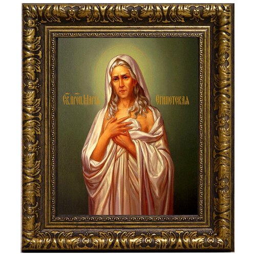 Мария Египетская Преподобная. Икона на холсте мария египетская преподобная икона на холсте