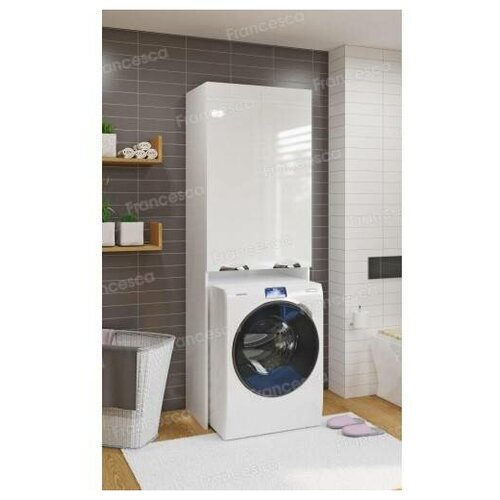 Шкаф напольный для стиральной машины Francesca Доминго 67 белый Francesca