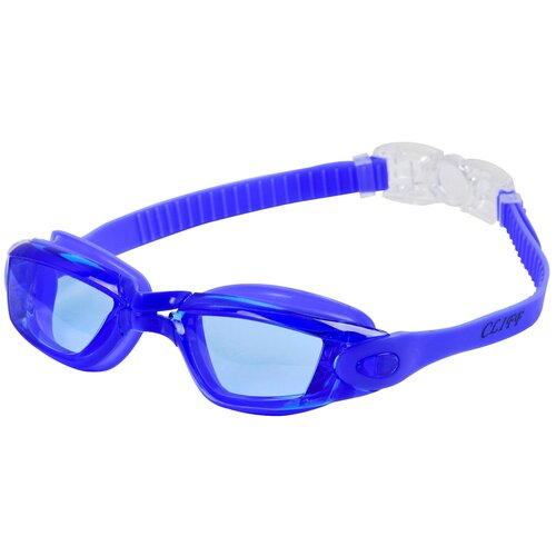 Очки для плавания взрослые CLIFF AF9100, синие очки для плавания взрослые cliff af9100 серые