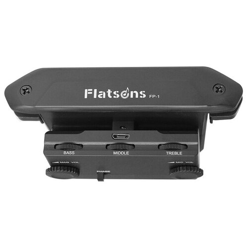 Гитарный магнитный звукосниматель Flatsons FR2 звукосниматель flatsons fr6