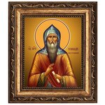 Геннадий Костромской, Любимоградский преподобный. Икона на холсте. - изображение