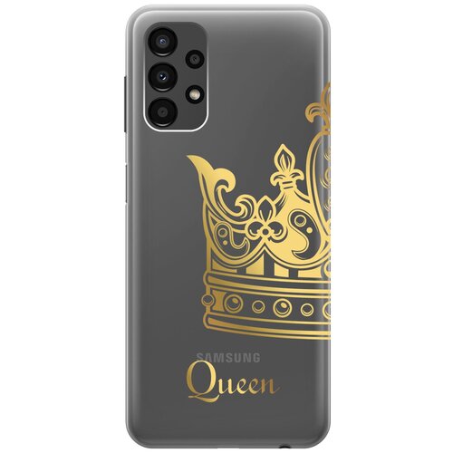 Силиконовый чехол с принтом True Queen для Samsung Galaxy A13 4G / Самсунг А13 4Г силиконовый чехол на samsung galaxy a13 4g самсунг а13 4г silky touch premium с принтом 2005 w темно зеленый