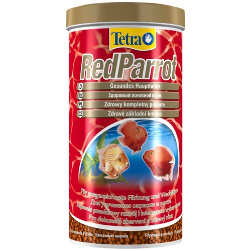 Корм для красных попугаев Tetra Red Parrot в шариках 1 л. sera корм для красных попугаев red parrot 1000 мл 330 г