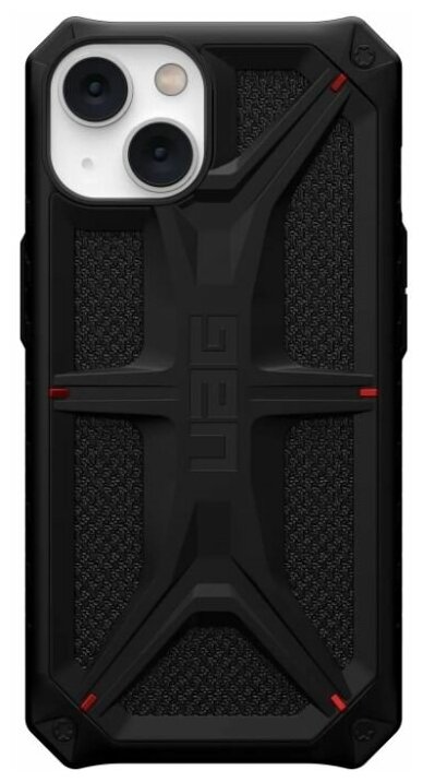 Чехол Urban Armor Gear (UAG) Monarch Series для iPhone 13/14, цвет Черный Кевлар