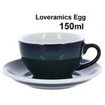 Кофейная пара Loveramics (Лаврамикс) Egg 150 мл ночное небо (Night Sky BNS) - изображение