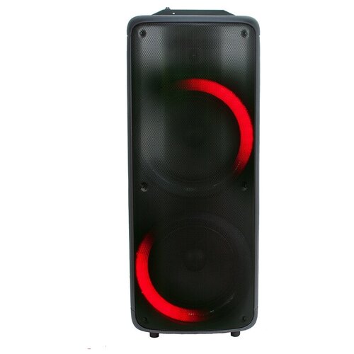 ELTRONIC 20-16 DANCE BOX 300 - акустическая аккумуляторная колонка Bluetooth USB караоке 1200 Вт световая LED панель ACTIVE RING 2400000₽