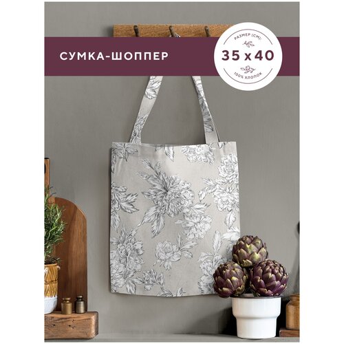 фото Сумка-шопер 35х40 "mia cara" рис 30464-2 bottega verde