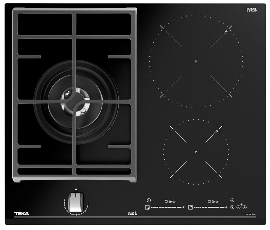 Варочная панель TEKA HYBRID JZC 63312 ABN BLACK JZC - фотография № 12