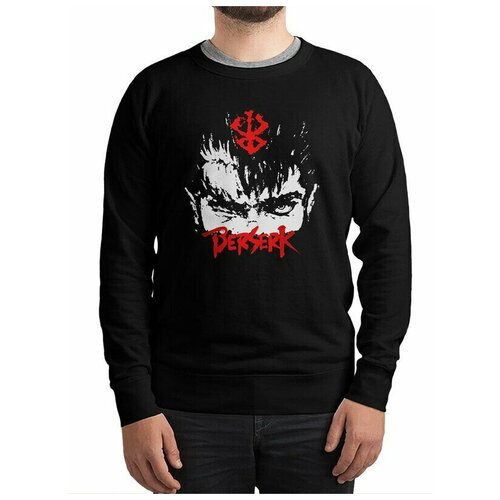 Свитшот DreamShirts Аниме Berserk - Гатс / Берсерк / Мужской Черный 52