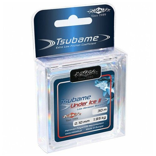 фото Леска мононить mikado tsubame under ice ii 0,18 (30 м) - 4.70 кг.