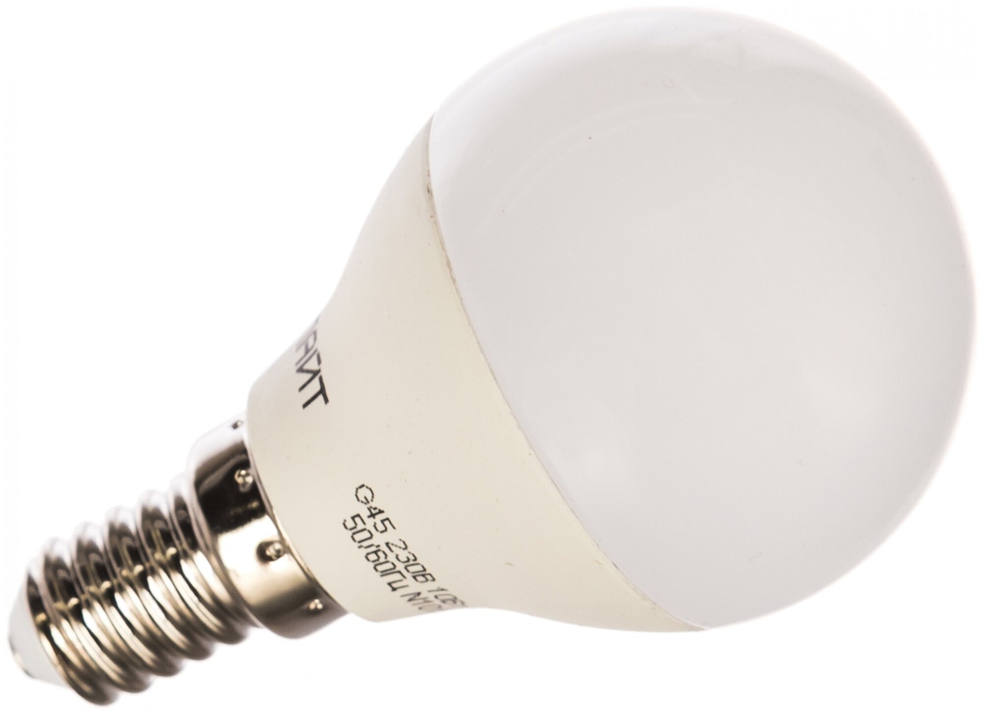 Светодиодная лампа шар онлайт 61 967 OLL-G45-10-230-6.5K-E14, цена за 1 шт.