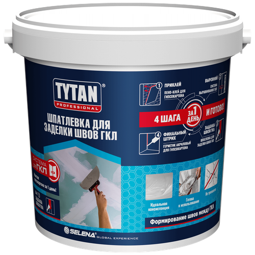 TYTAN Professional Шпатлевка для заделки швов гипсокартона, 5 кг