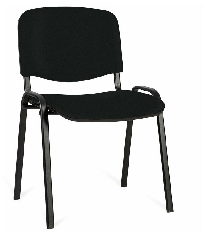 Офисный стул Мирэй Групп Изо black плюс, обивка: искусственная кожа, черный