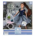 Кукла Emily Синяя серия, с аксессуарами, 30 см (WJ-12663) - изображение