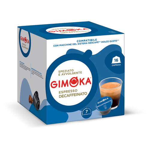 Кофе в капсулах для кофемашин Gimoka Dolce Gusto Espresso Soave (16 штук в упаковке), 1369762