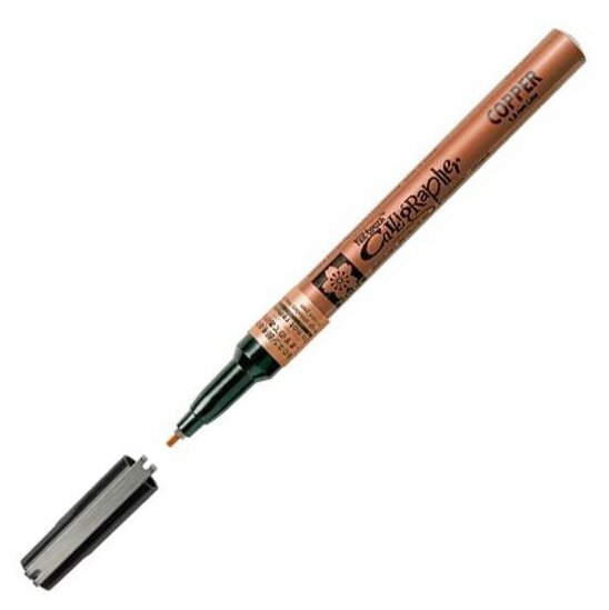 Маркер для каллиграфии Sakura "Pen-Touch Calligrapher" 1,80 мм, черный - фото №4