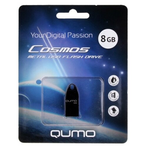 USB флэш (QUMO (19479) 8GB Cosmos Silver)