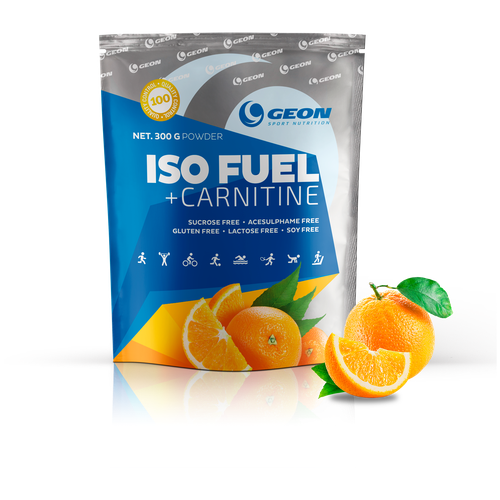 фото Изотоник geon iso fuel+carnitin апельсин 300 г 1 шт.