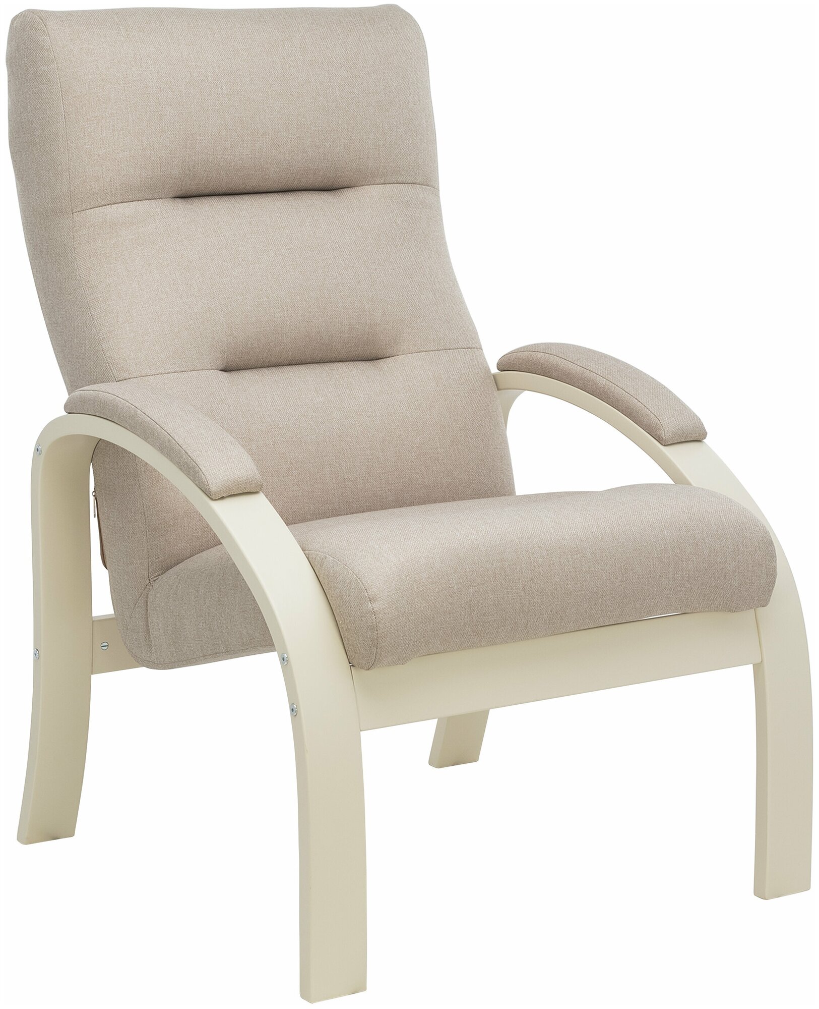 Кресло Leset Лион цвет Слоновая кость, ткань Малмо 05 - фотография № 1