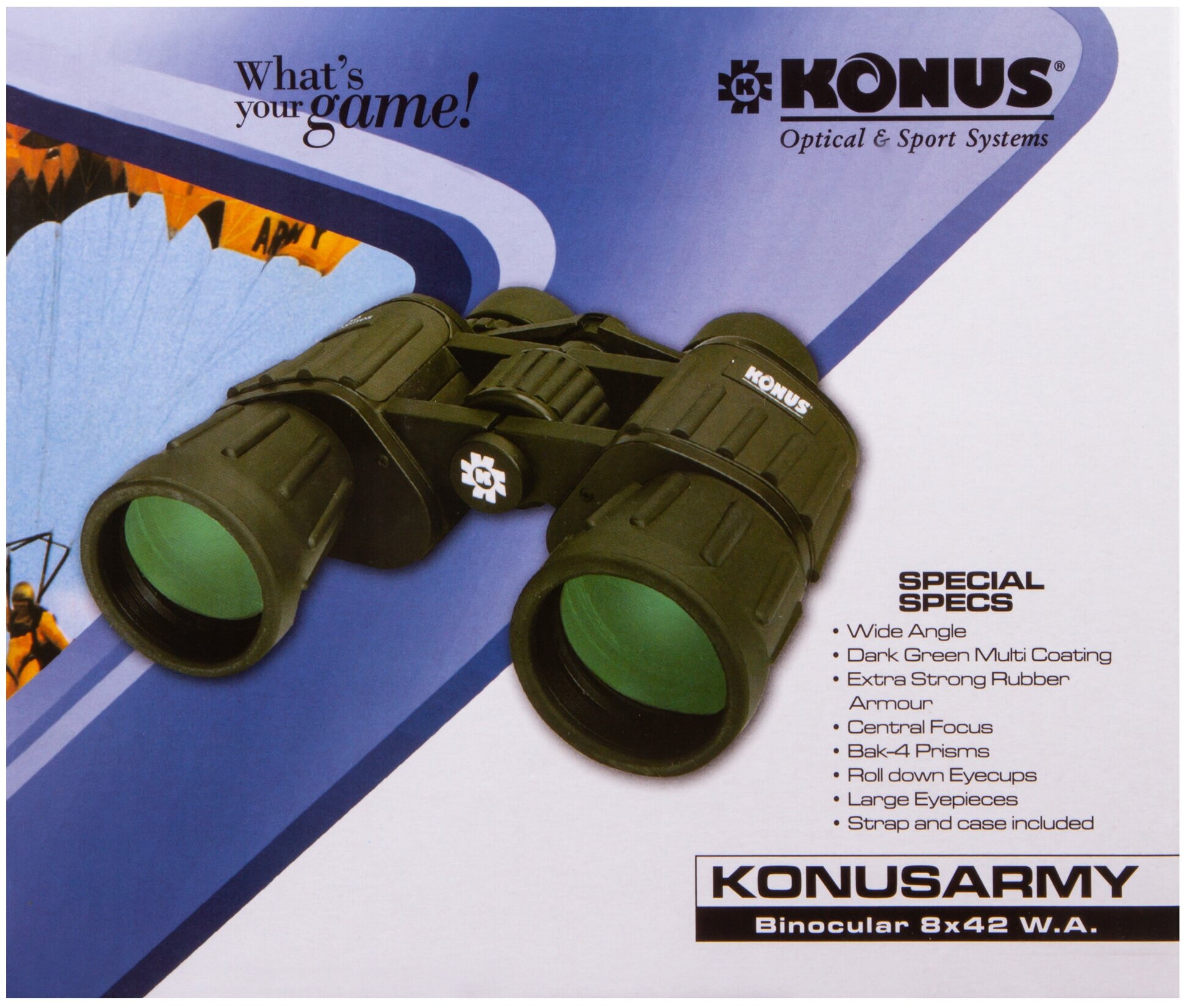 Бинокль KONUS Konusarmy 8x42 WA