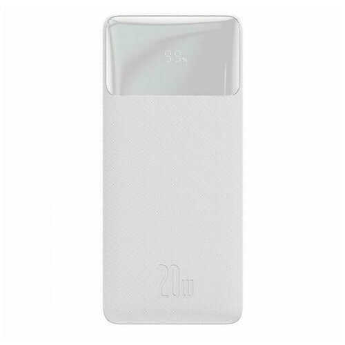 Внешний аккумулятор Baseus Bipow Digital Display Power Bank 30000mAh 20W Белый 359500₽