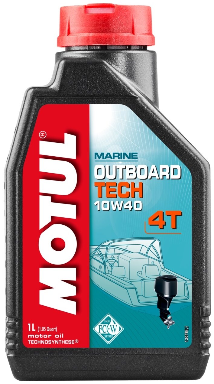 Масло моторное 4T Motul Outboard Tech 10W40 1 л 106397 MOTUL 106397