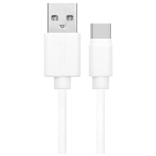 PERO Кабель DC03 USB - USB Type-C, 2м (white) кабель usb borofone bx1 для type c быстрая зарядка fast charge 3 0а длина 1 м белый