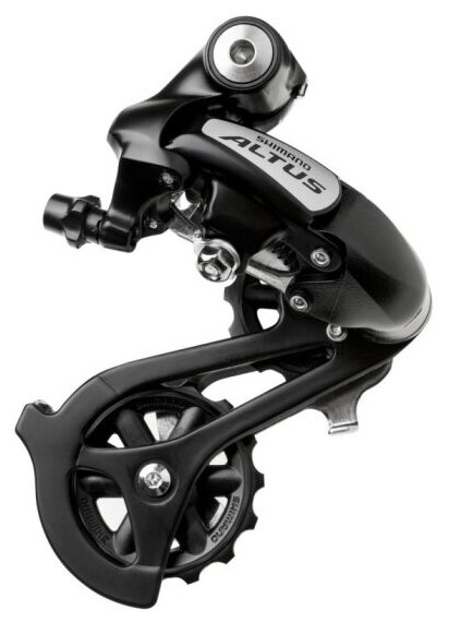 Переключатель задний Shimano Altus, M310, 7/8скоростей, черный