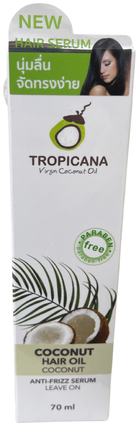 [TROPICANA] Сыворотка для волос кокос Hair serum Coconut, 70 мл