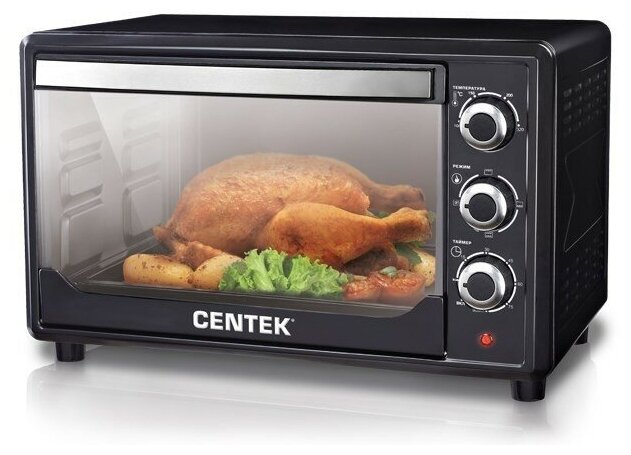 Мини-печь Centek CT-1530-36 PLATE черный